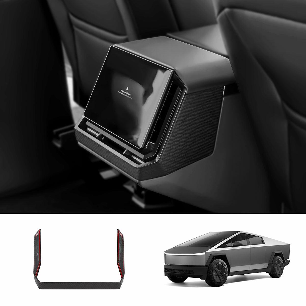 [Real Carbon Fiber] Rear Screen Frame Cover for Cybertruck - Evooor
