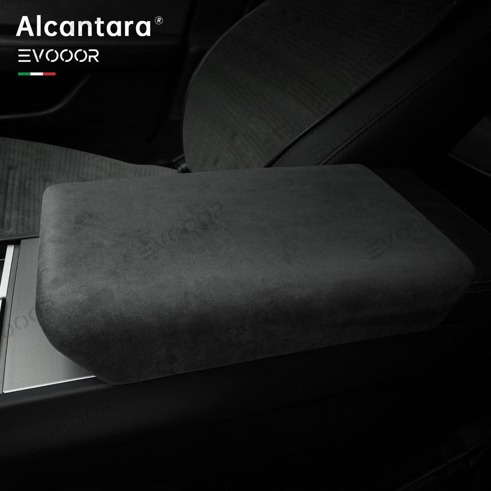2024 Model 3 Highland Alcantara Armrest Cover For Tesla - Evooor