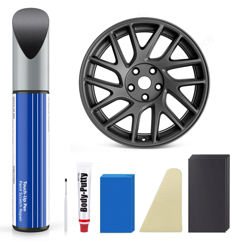 Wheel Rim Touch Up Paint Kit for Tesla Model 3/Y/S/X - DIY Curb Rash Repair with Color-Matched Paint - Evooor