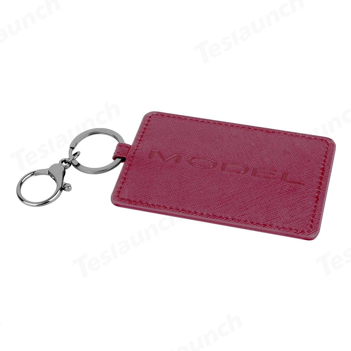 Genuine Leather Tesla Key Card Case with RFID Blocking - Evooor