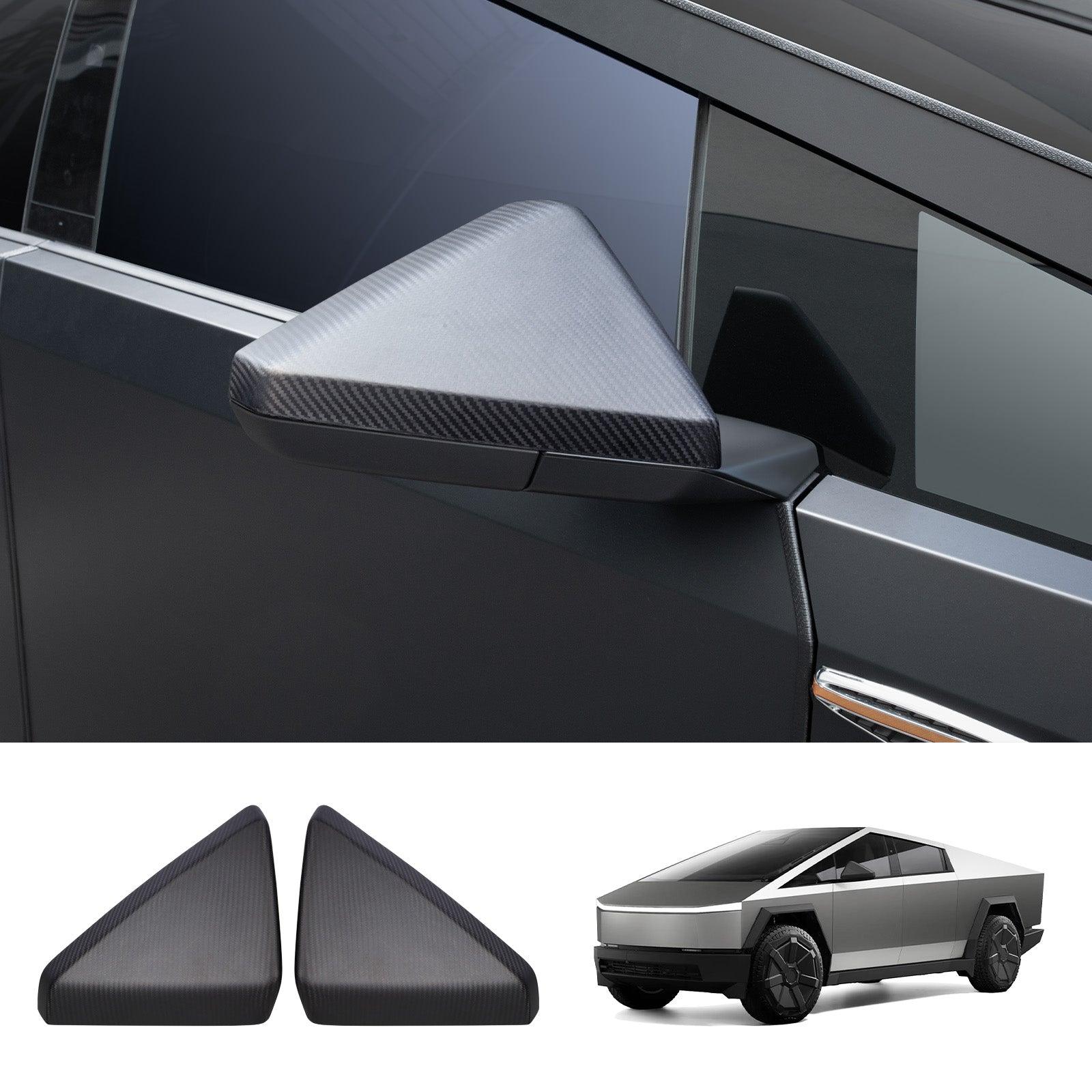 [Real Carbon Fiber] Rear View Mirror Covers (1 Pair) for Cybertruck - Evooor