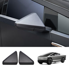 [Real Carbon Fiber] Rear View Mirror Covers (1 Pair) for Cybertruck - Evooor