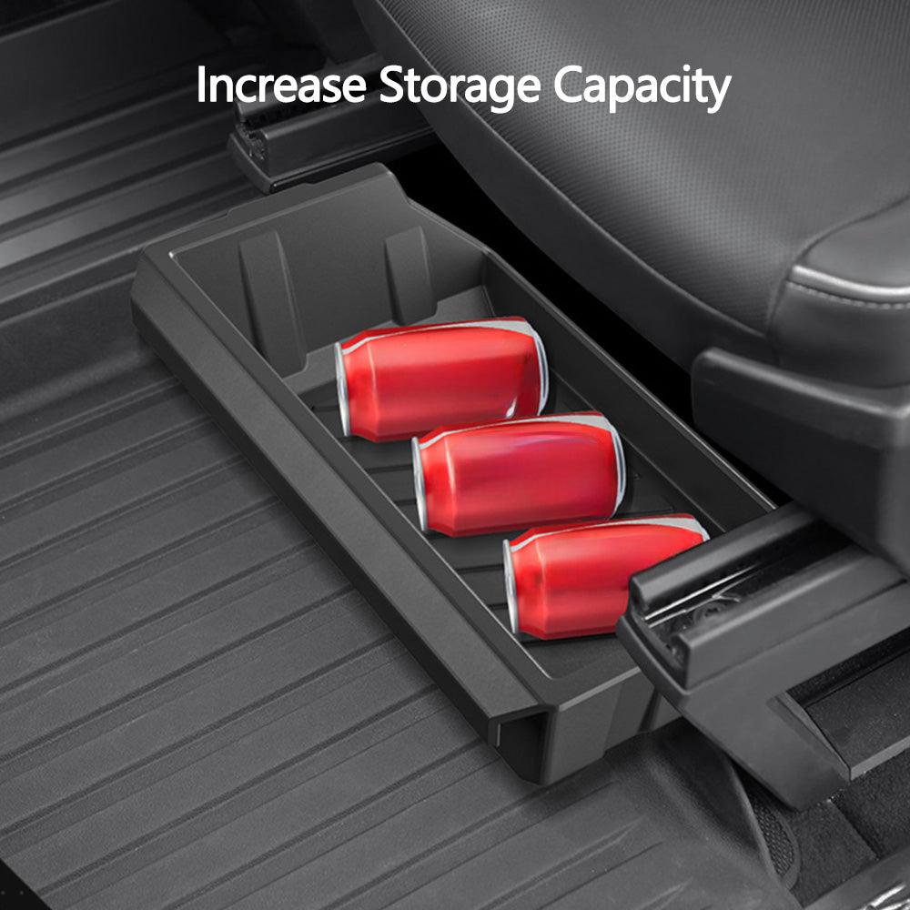 Front Under Seat Hidden Storage Box for Tesla Cybertruck - Evooor