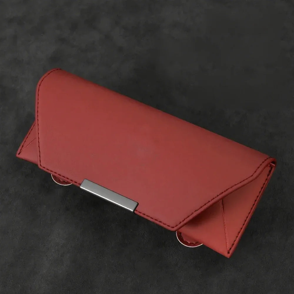 Leather Car Visor Glasses Holder For VW ID.3 2021-2025 - Evooor