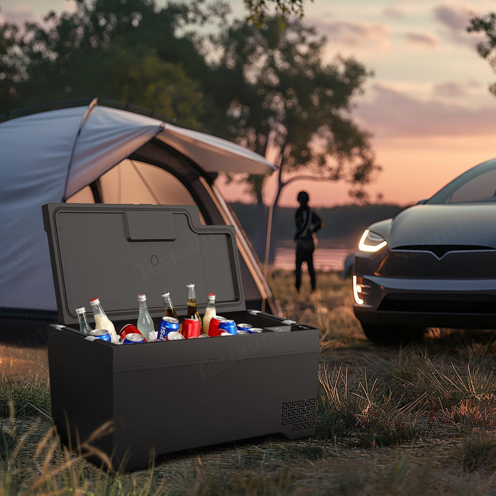 Portable Trunk Freezer for Tesla Model X - 40L Capacity, Ideal for 6-7 Seats, US Version - Evooor