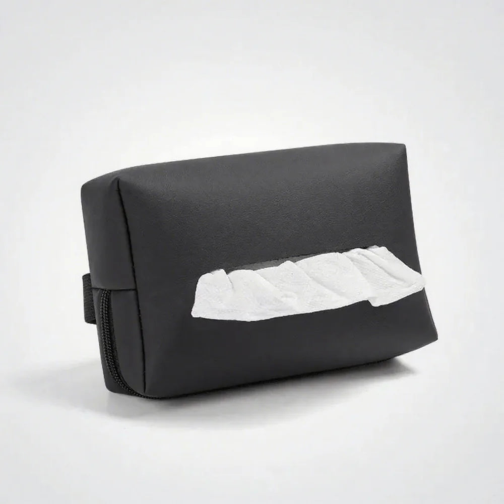Leather Car Tissue Box For VW ID.3 - Evooor