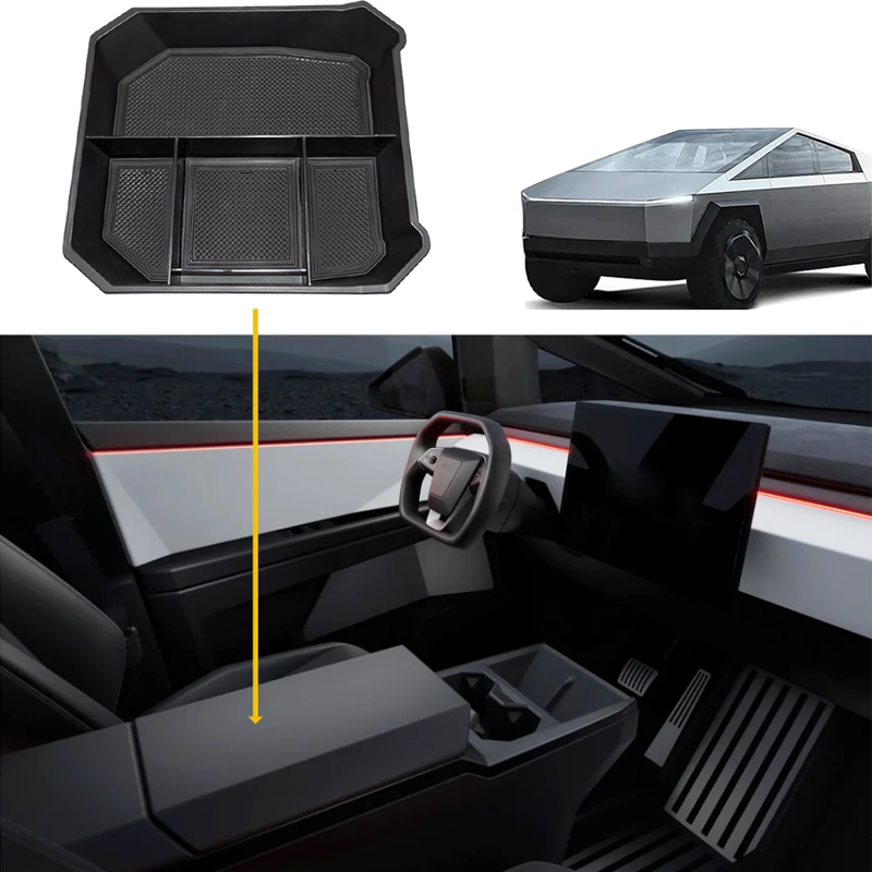 New Center Console Organizer Tray Storage Box for Tesla Cybertruck