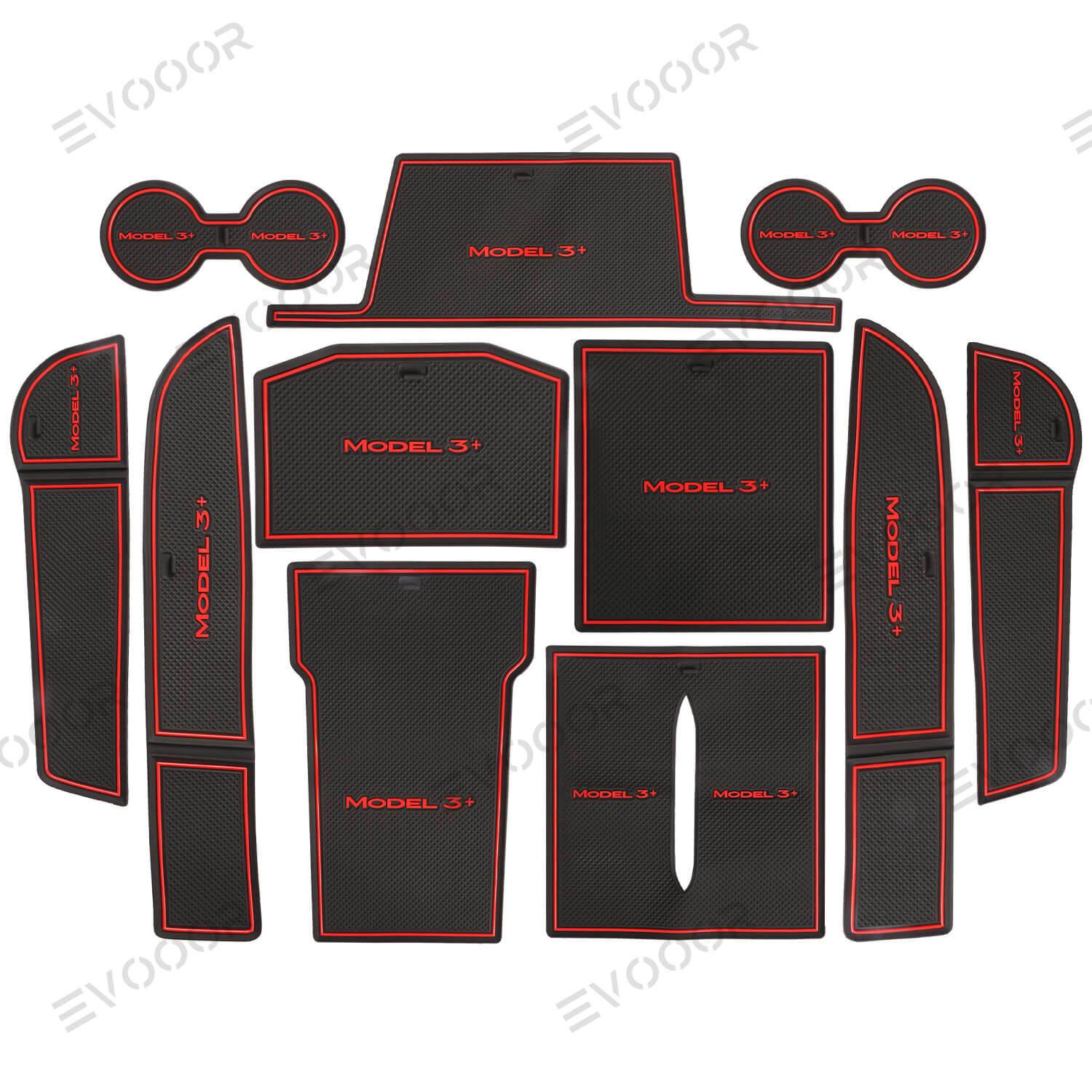 2024 Model 3 Highland Door Slot Mat Water Bowl Slot Mat Dustproof Mat For Tesla - Evooor