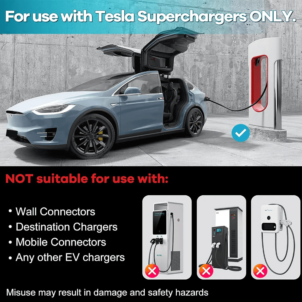 CCS2 Electric Vehicle Adapter for NACS and Tesla Charging Stations - Evooor