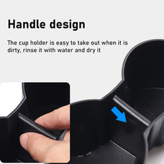 Model X/S Cup Holder Insert For Plaid/Long Range Version For Tesla (2021-2023)