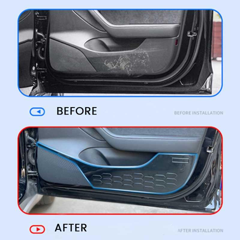 Model 3/Y Door Panel Guard-Steel Protector Cover 4PCS For Tesla(2021-2023) - Evooor