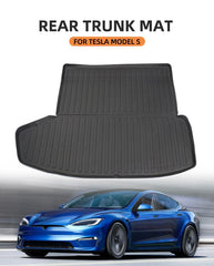 Custom Fit Trunk Liner Mat for Tesla Model S - Premium Quality Cargo Protection (2021-2024)