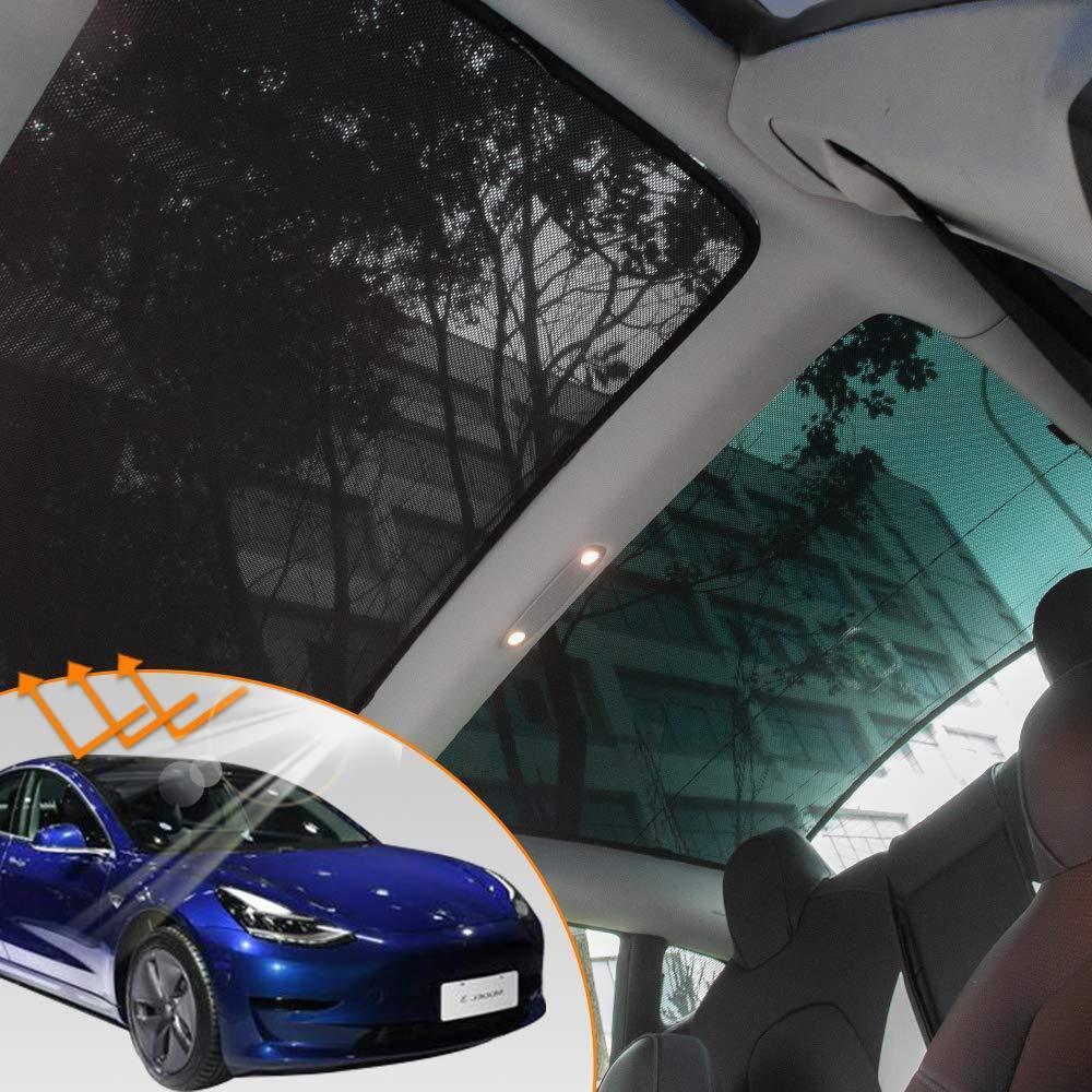 Model 3 Glass Roof / Sunroof Sunshade for Tesla(2017-2020) Sun Visor Accessories - Evooor