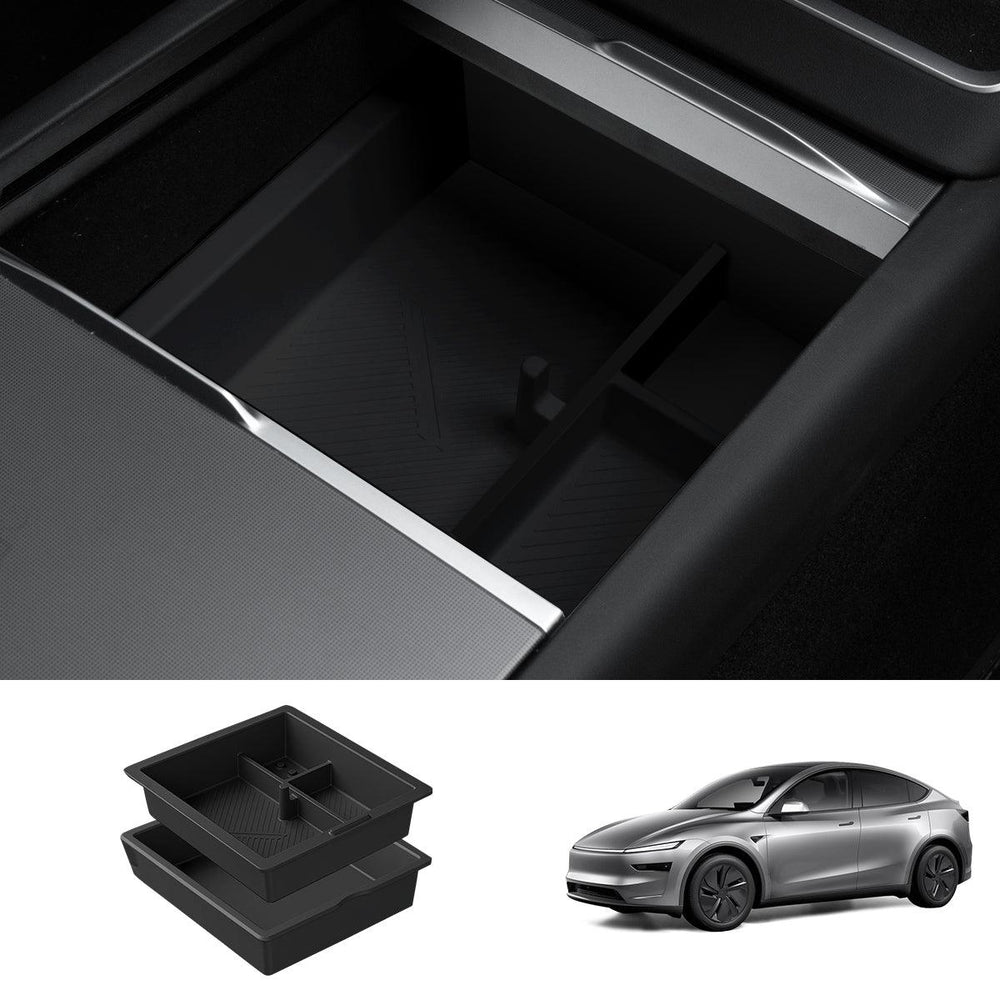 Multi-Functional Center Console Organizer for Tesla Model Y Juniper 2025+ - Evooor