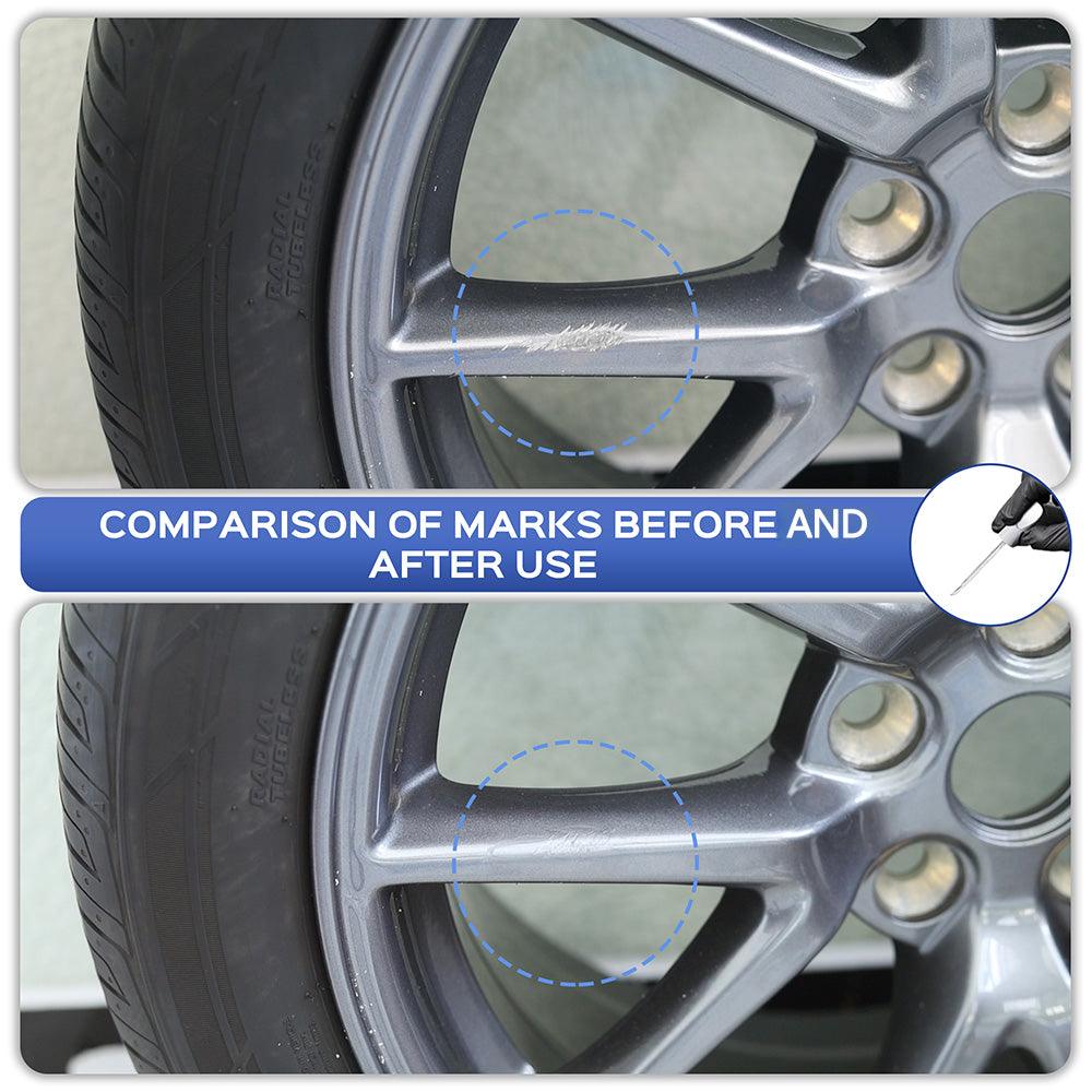Wheel Rim Touch Up Paint Kit for Tesla Model 3/Y/S/X - DIY Curb Rash Repair with Color-Matched Paint - Evooor