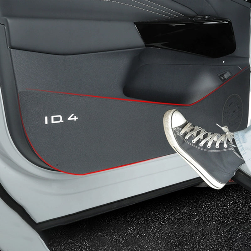 Leather Door Anti-Kick Protective Panel For VW ID.4 2021-2025（4Pcs） - Evooor
