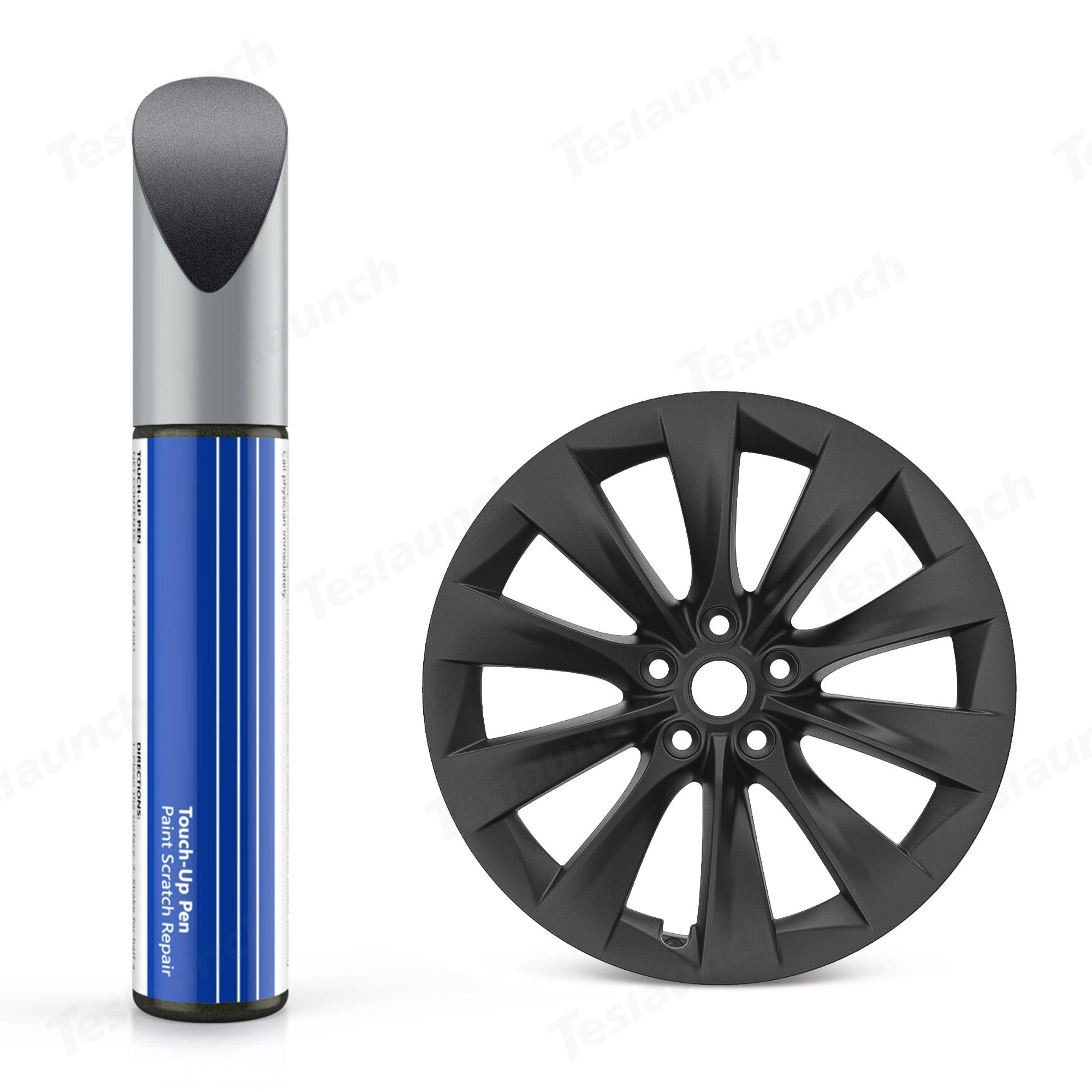 Wheel Rims Touch Up Paint for Tesla Model X- DIY Curb Rash Repair with Color-matched Touch Up Paint - Evooor