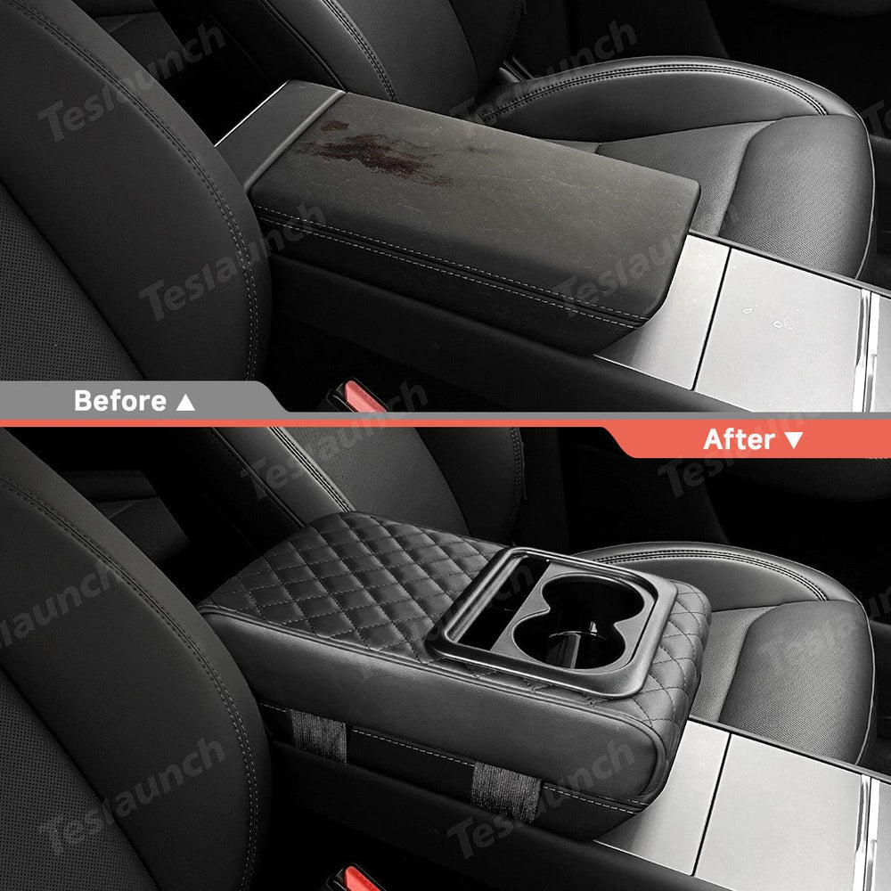 Center Console Armrest Heightening Cushion – Comfortable Support for Tesla Model 3/Y/S/X/CT - Evooor