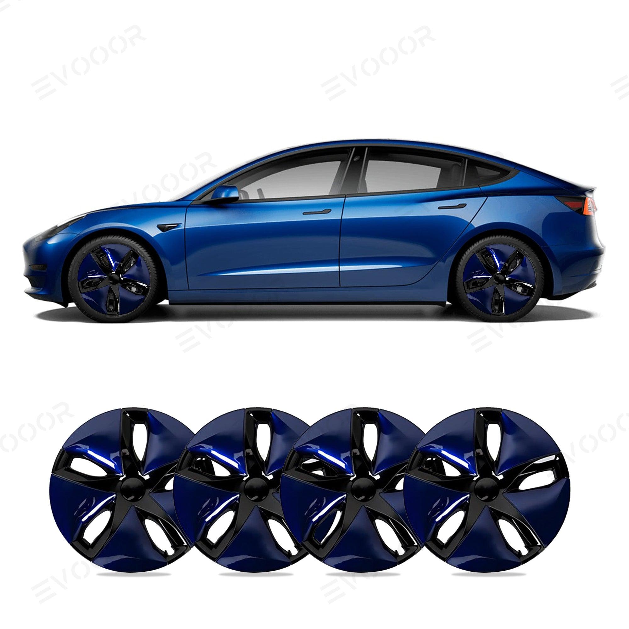 Model 3 18'' Aero Wheels Cover Hubcaps Replacement 4PCS for Tesla (2017-2023) - Evooor