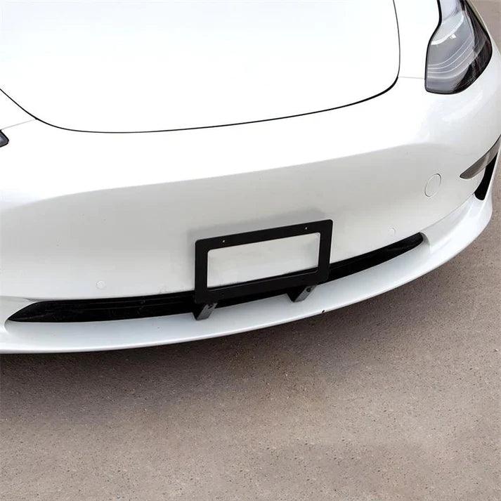 Tesla Model 3/Y No Drilling Front License Plate Frame Mount Holder Bracket - Evooor