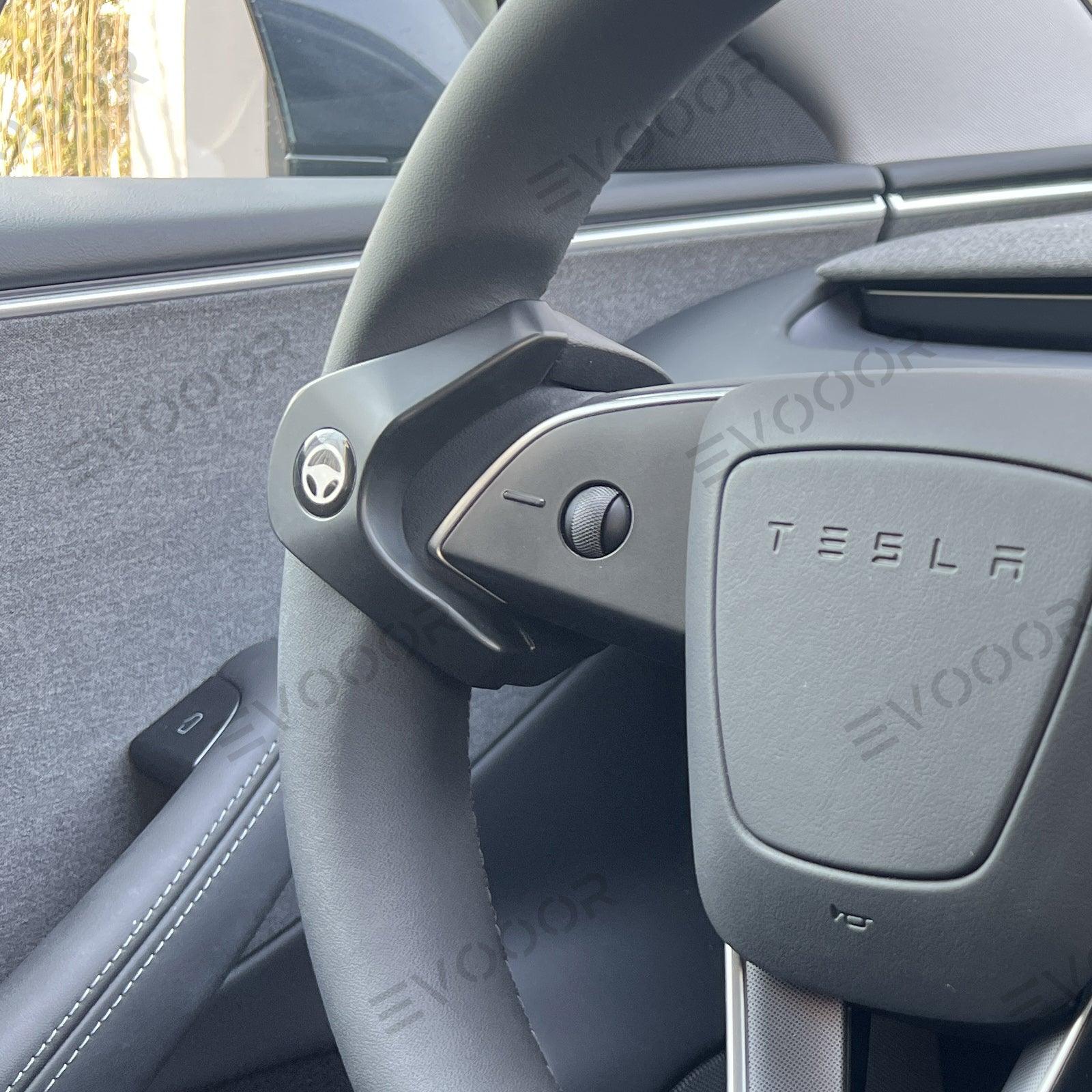 2024+ Tesla Model 3 Highland/ 2026 Model Y Juniper Magnetic Autopilot Nag Reduction Device- AP PAPA Magnetic Autopilot Buddy, Steering Wheel Counter Weight - Evooor