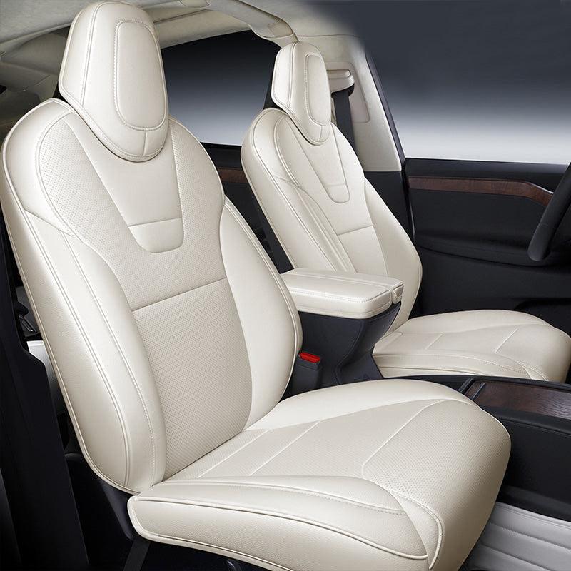 Premium Custom-Fit Tesla Model X Seat Cover Set | All-Inclusive 2022-2025 Design - Evooor