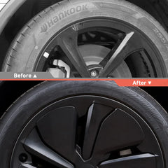 Premium 19'' Wheel Covers Set for Tesla Model Y Juniper 2025+ - Sleek Design, OEM Quality (Pack of 4) - Evooor