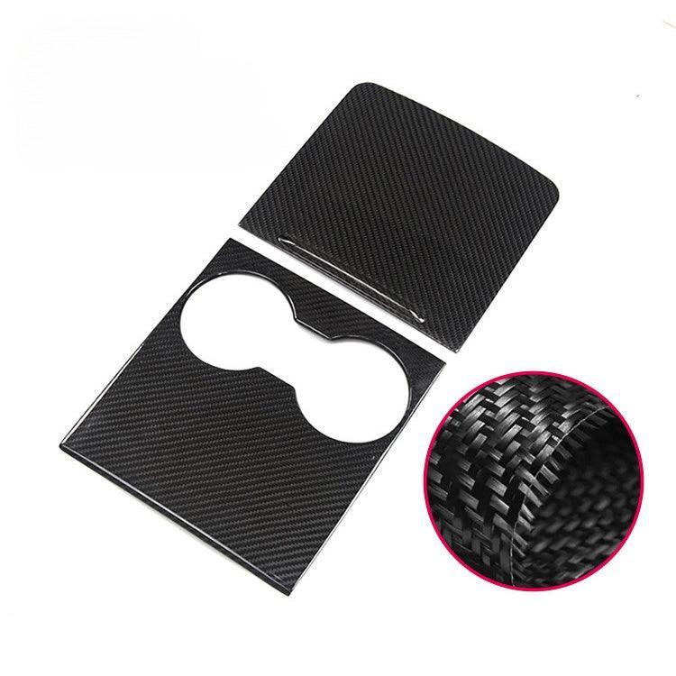 [Real Carbon Fiber] Model 3/Y Center Console Overlays (Gen. 2) for Tesla(2021-2023) - Evooor