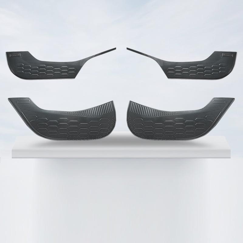 Model 3/Y Tür Panel Guard-Stahl Protector Abdeckung 4PCS Für Tesla(2021-2023)
