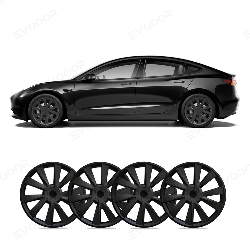 Model 3 18'' Aero Wheels Cover Hubcaps Replacement 4PCS for Tesla (2017-2023) - Evooor