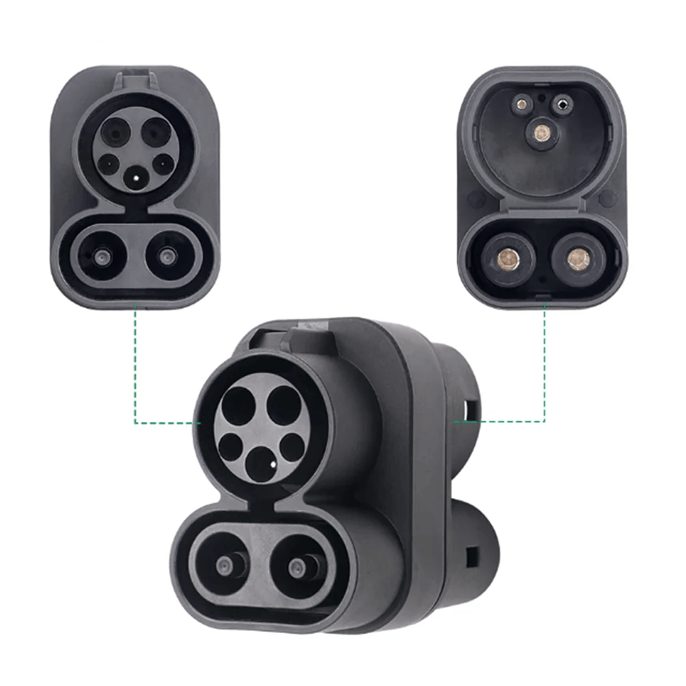 EV Charging Adapter: Upgrade from CCS1 to CCS2 for Faster Charging Speeds - Evooor