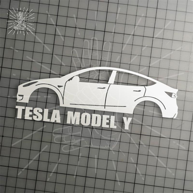 Model 3/Y/S/X Don't Touch My Car Humorous Decorative Sticker For Tesla - Evooor