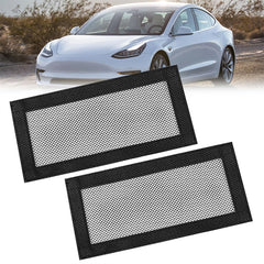 Tesla Model3/Y Vent Kühlergrill-Schutz-Kit Lüfter abdeckung Luftstrom-Ersatz für Klimaanlage Schutz (2PCS)