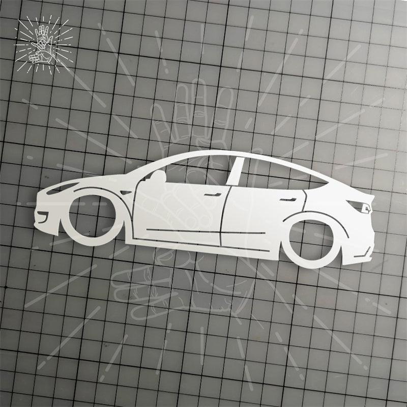 Model 3/Y/S/X Don't Touch My Car Humorous Decorative Sticker For Tesla - Evooor