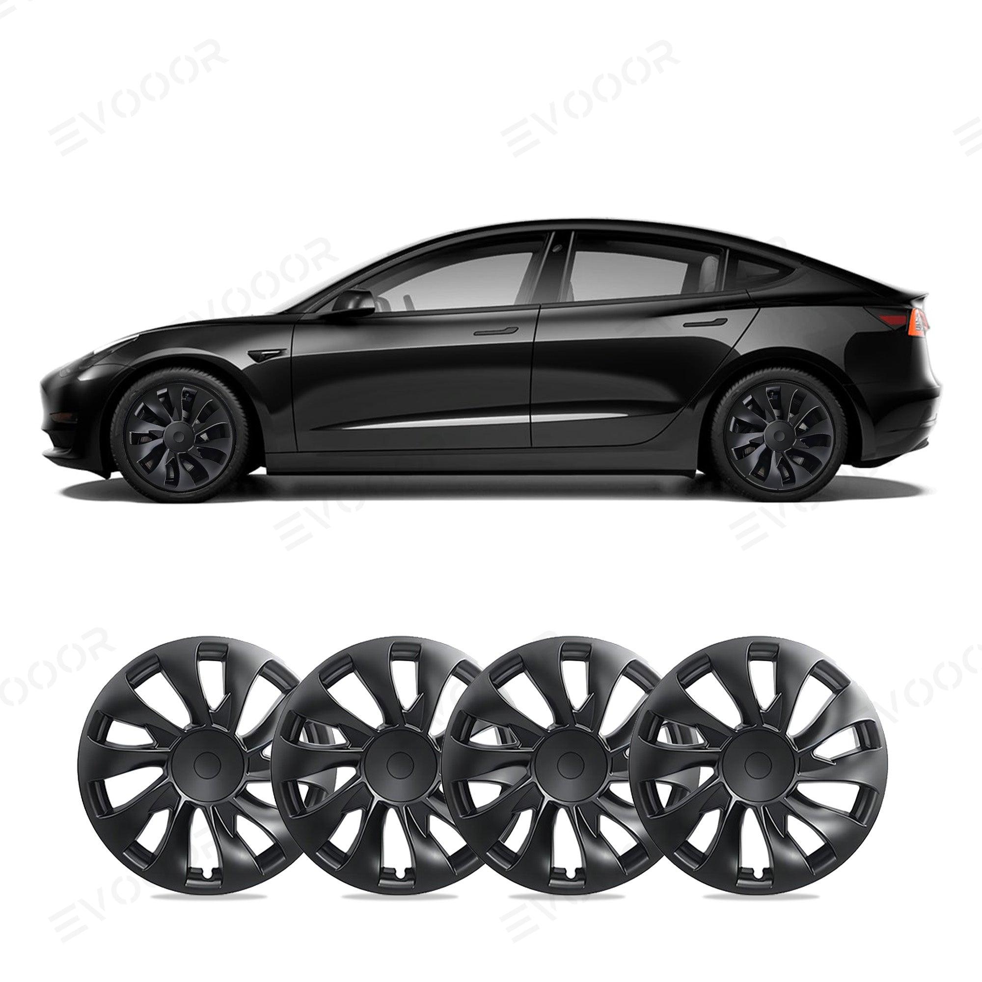Model 3 18'' Aero Wheels Cover Hubcaps Replacement 4PCS for Tesla (2017-2023) - Evooor