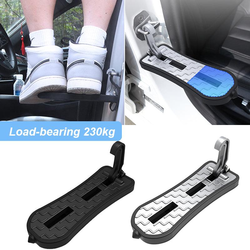 Tesla Model 3/Y/X/S Extended Car Door Step Foldable Car Roof Rack Step Universal Latch Hook Auxiliary Foot Pedal Aluminium Alloy Universal Fit - Evooor