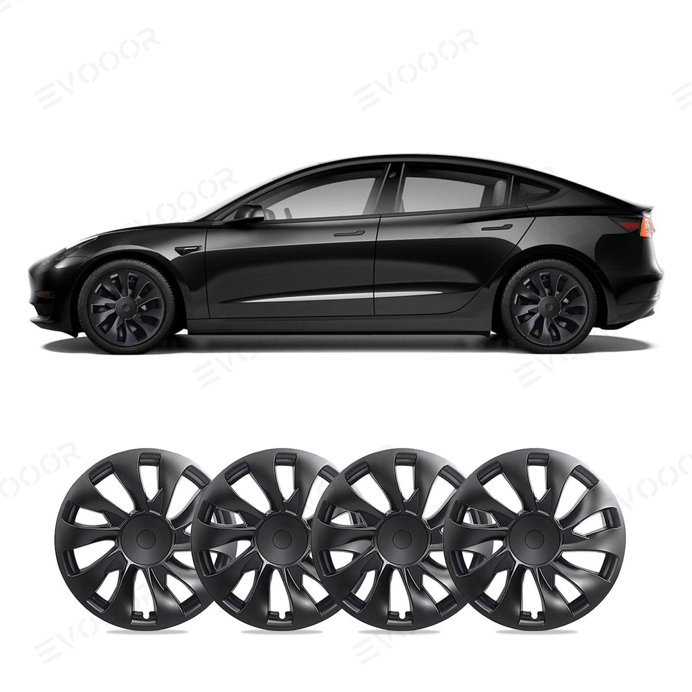 Model 3 18'' Aero Wheels Cover Hubcaps Replacement 4PCS for Tesla (2017-2023) - Evooor