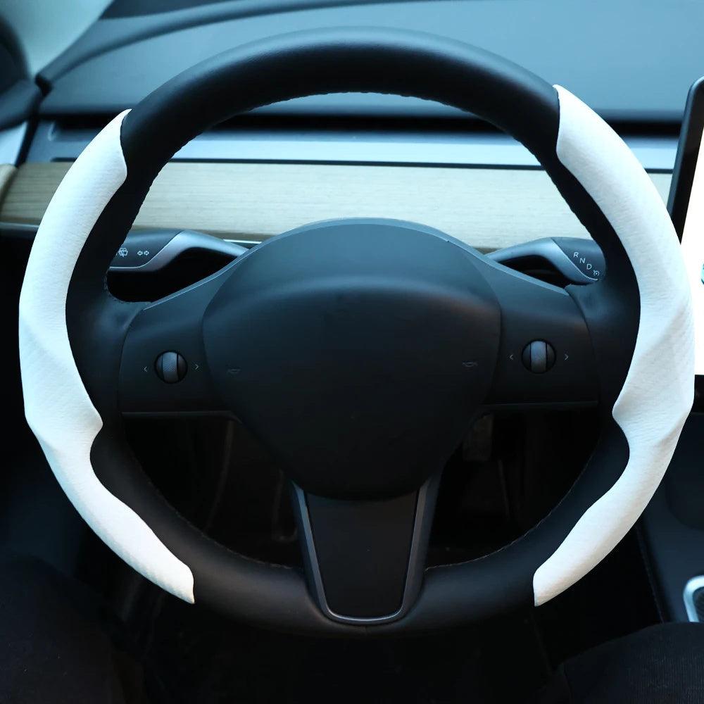 Model 3/Y Matte White Tesla Interior Upgrade Kit for Tesla - Evooor