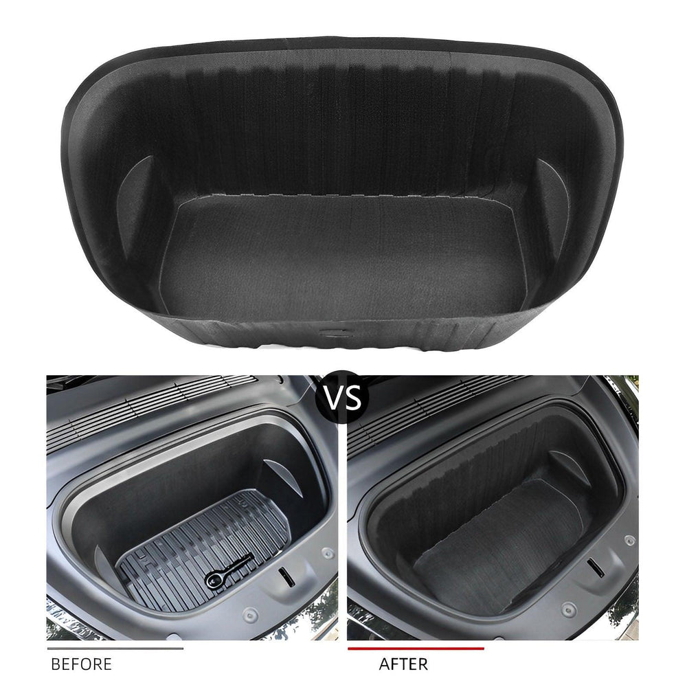 Premium Soundproof Cotton Trunk Liner for Tesla Model Y 2021-2024 - Enhance Your Driving Experience - Evooor