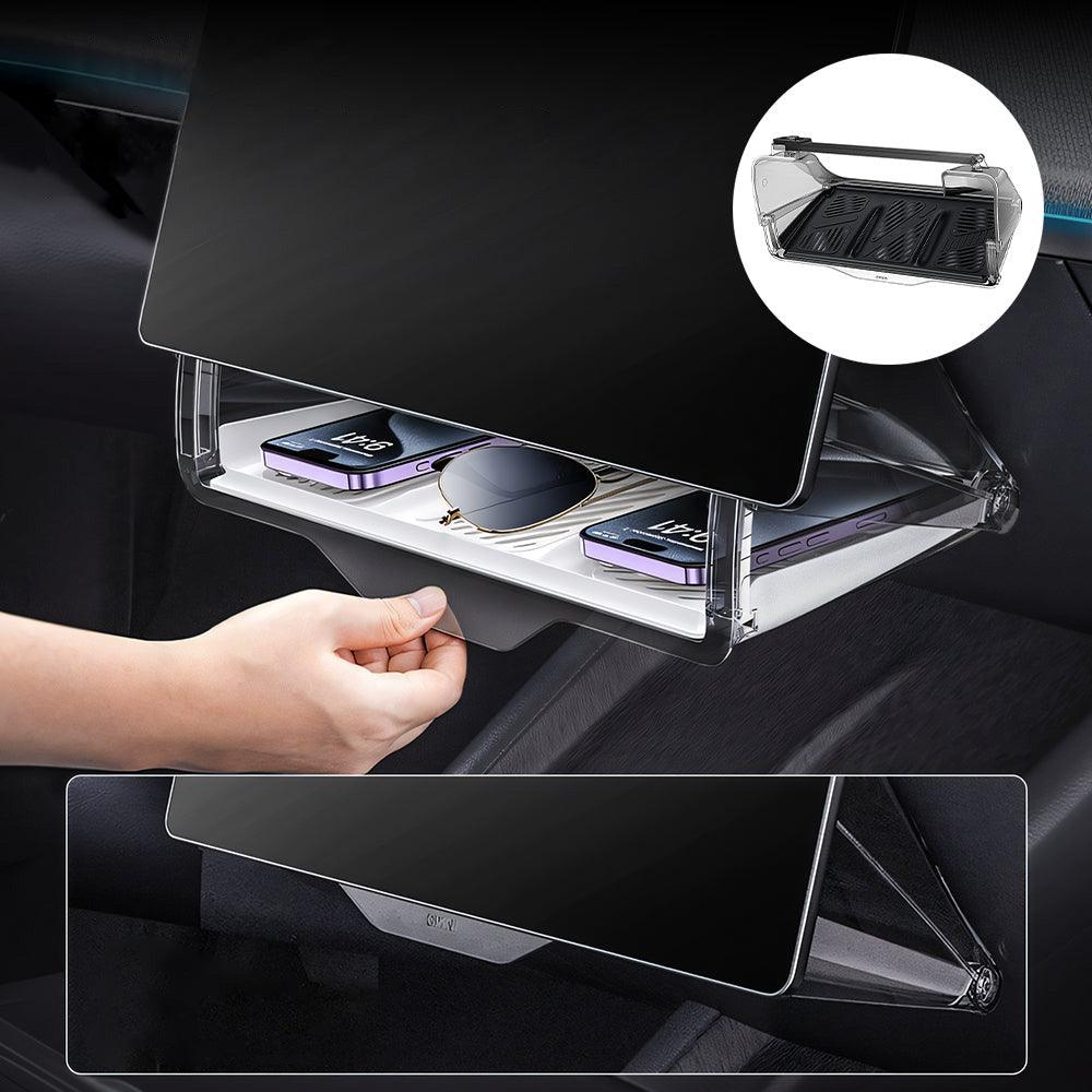 2024 Tesla Model 3 Highland Center Console Organizer Tray Designed For Armrest Storage Box Cup pad Wireless charging pad Set - Evooor