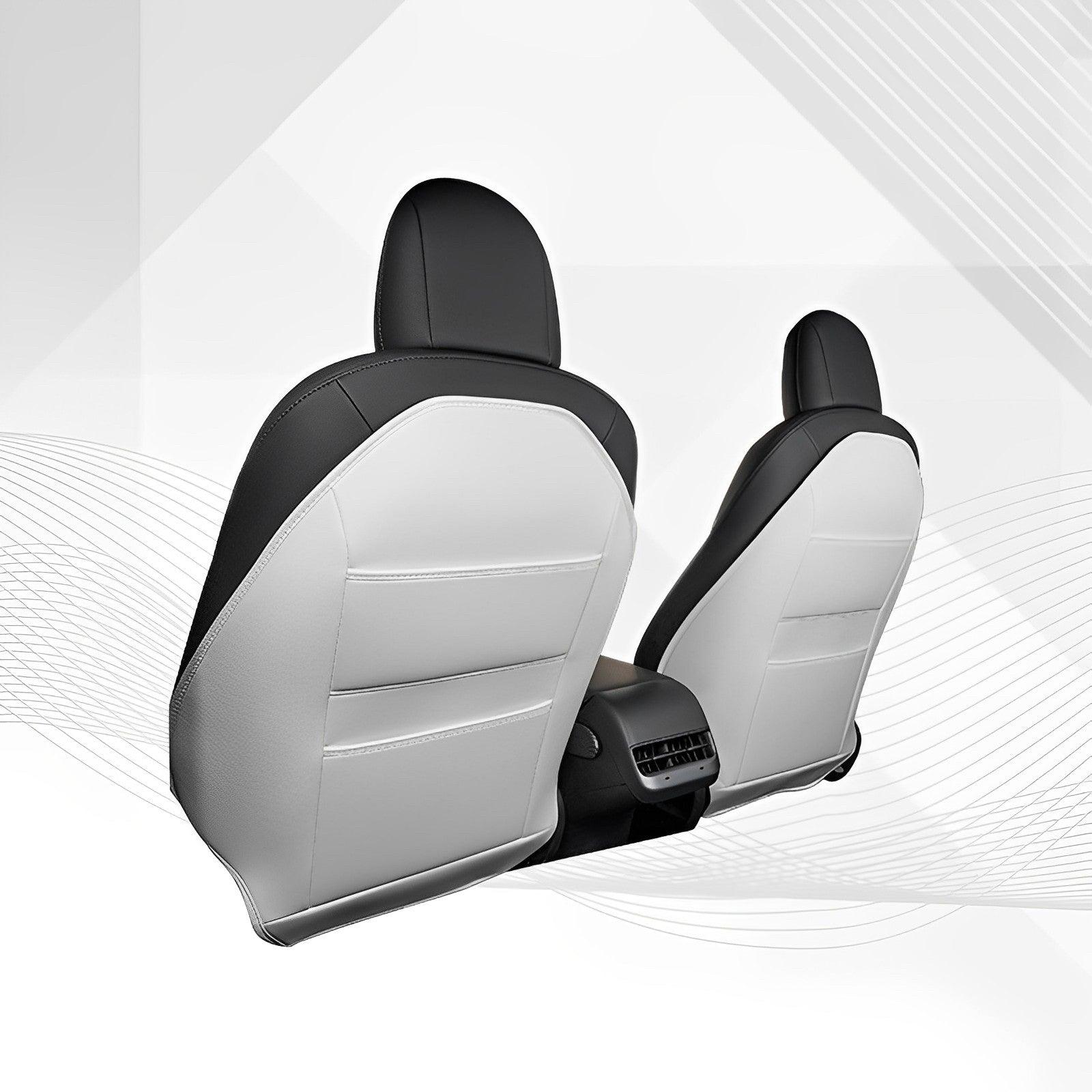 Premium Seat Kick Protection Cover Set for Tesla Model 3/Y - Rear Seat Side Guards for Ultimate Interior Protection (2 Pieces) - Evooor