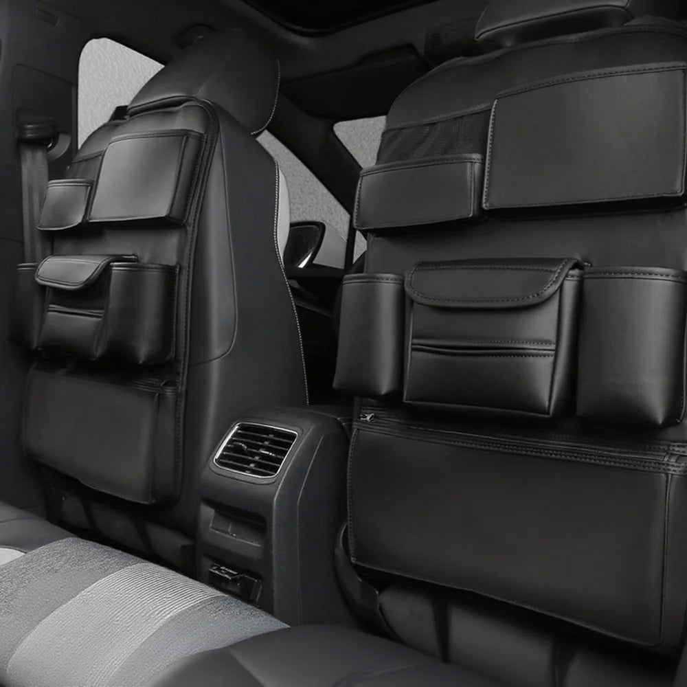 Leather Seat Back Multi-functional Storage Bag For VW ID.3 2021-2025 - Evooor