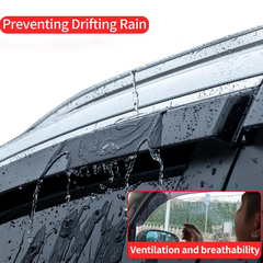 Rain Guard & Sonnenschirm Seiten fenster Deflektoren für 2024 Toyota Land Cruiser LC250/J250 (6PCS)