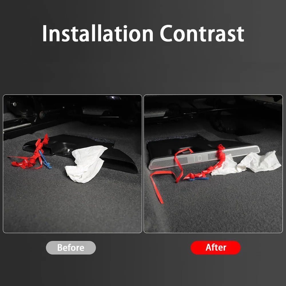 Stainless Steel Rear Air Outlet Protective Cover For VW ID.3(2Pcs) - Evooor