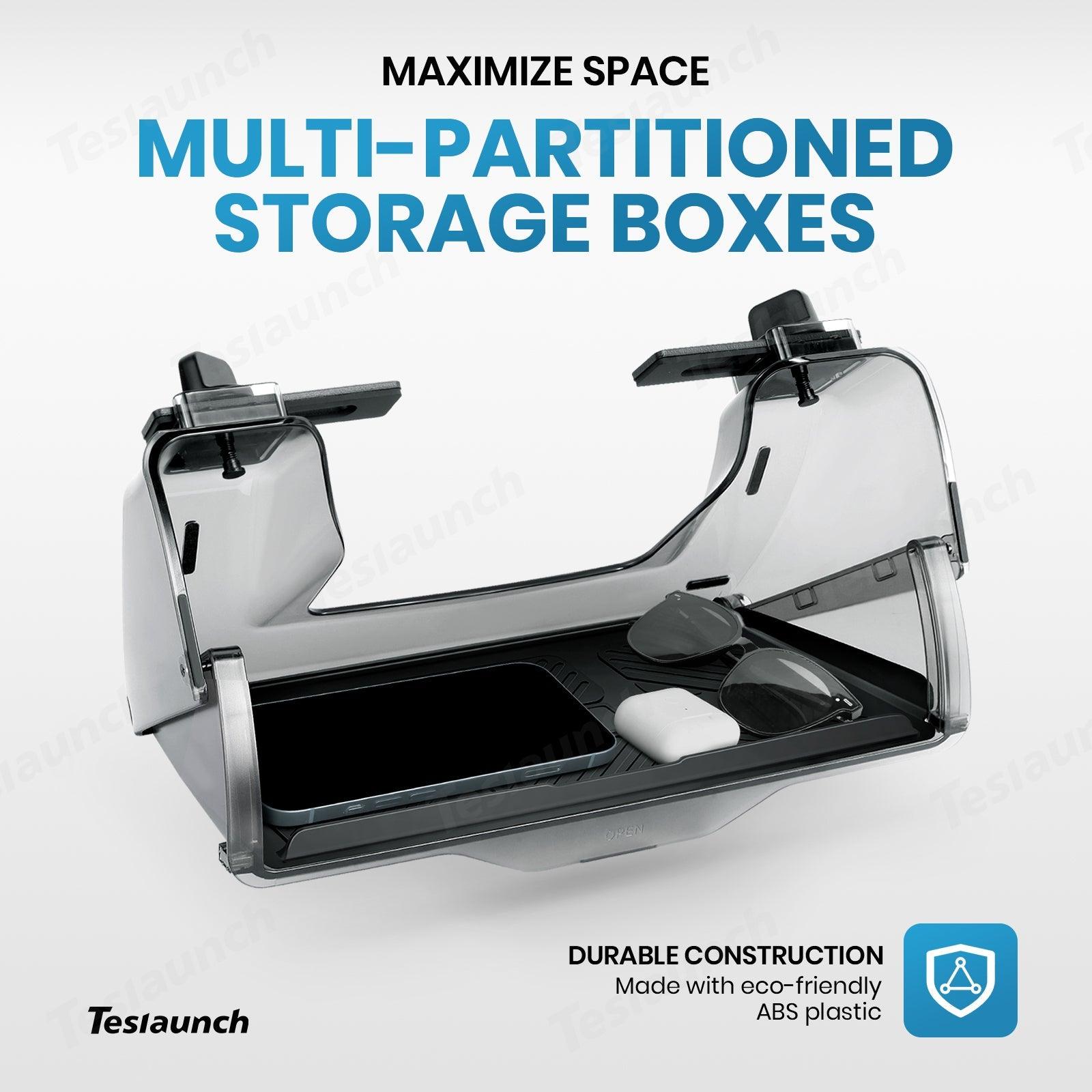 Tesla Model 3/Y Central Screen Storage Compartment with Concealed Design - Evooor