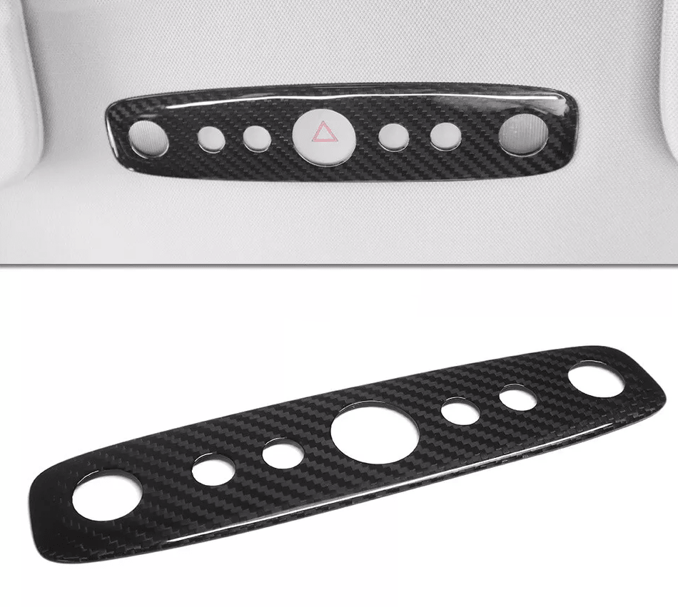 Tesla Model 3 Highland Real Carbon Fiber Interior Reading Light Cover Kit - Evooor
