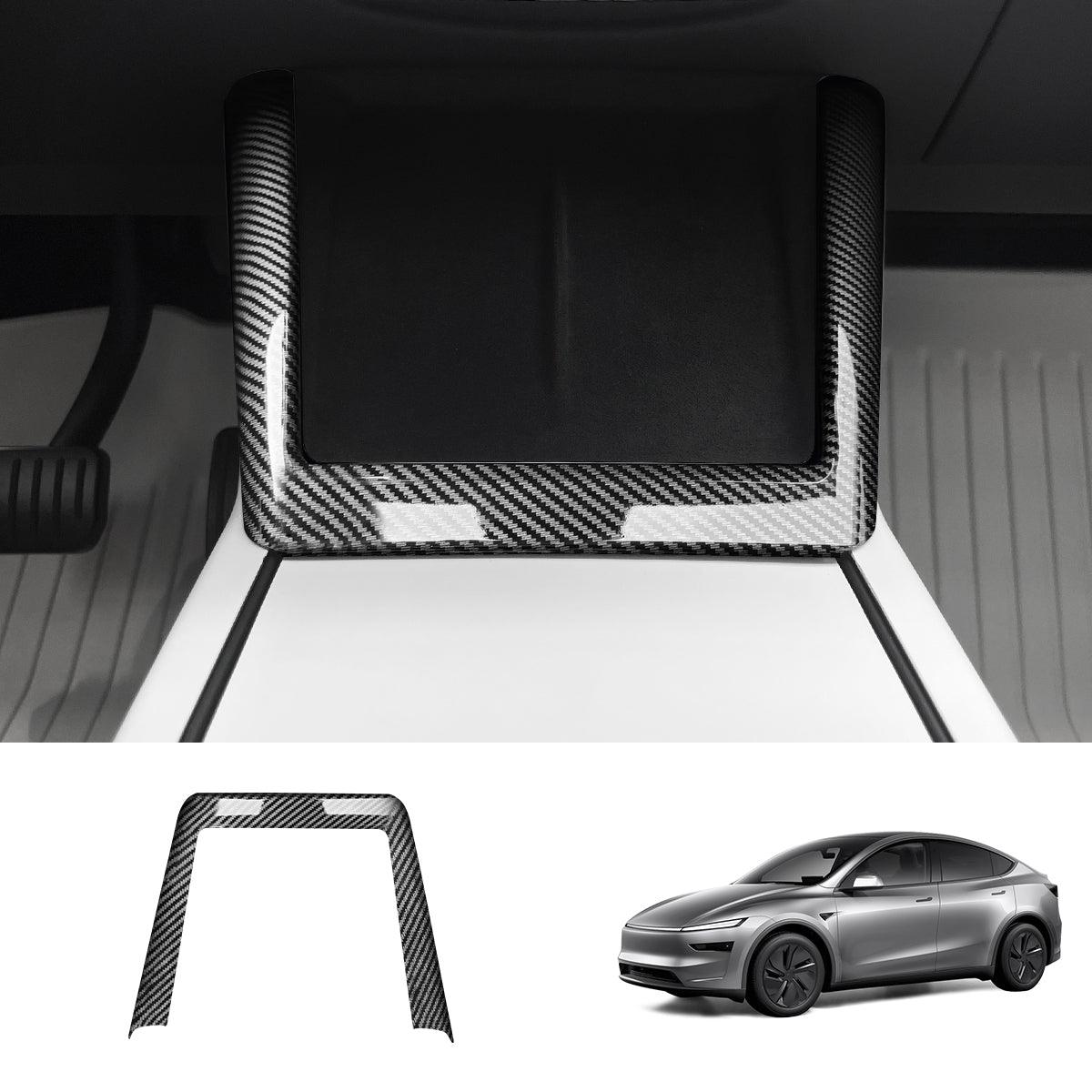 Tesla Model Y Wireless Charging Pad Trim with ABS Material - Juniper Green Finish for 2025+ Models - Evooor