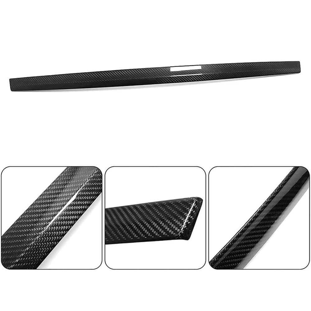 [Enhanced Performance] Carbon Fiber Rear Tailgate Trim for Tesla Model S 2022 and Beyond - Evooor