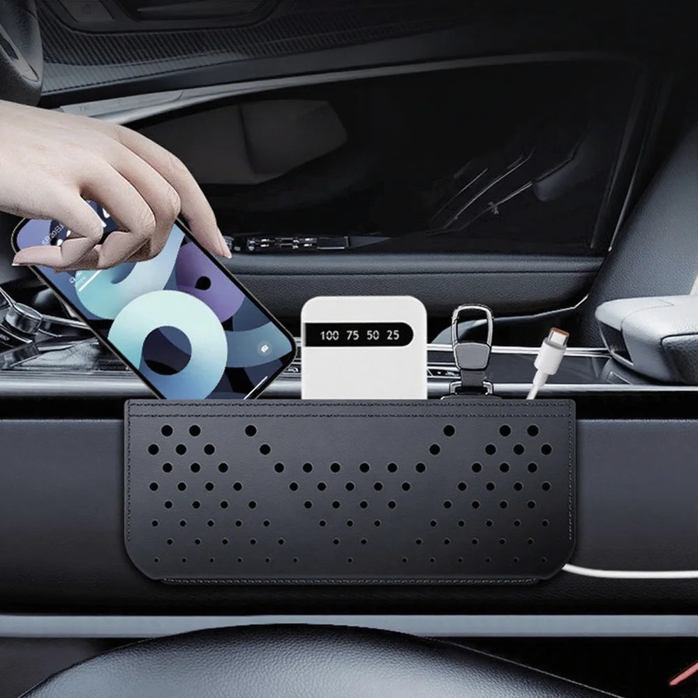 Leather Multifunctional Storage Bag For VW ID.3 2021-2025 - Evooor