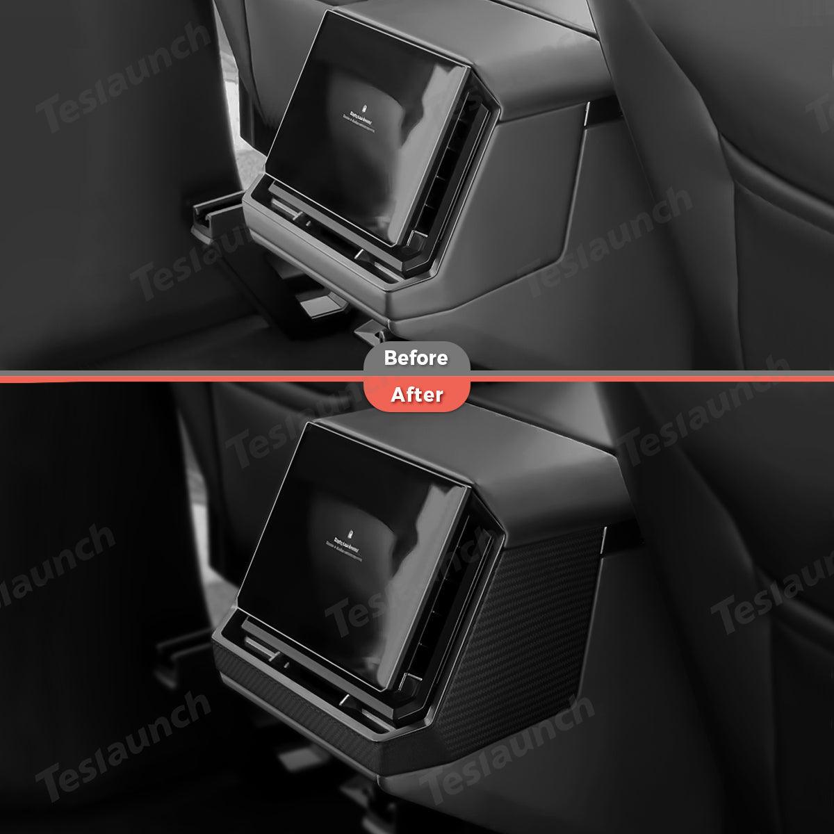 [Real Carbon Fiber] Rear Screen Frame Cover for Cybertruck - Evooor